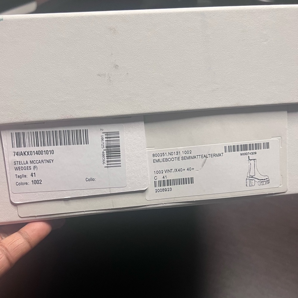 ❌SOLD❌ Stella McCartney Emilie Platform Chelsea Boots Black Size 41EU/11US - Picture 13 of 14